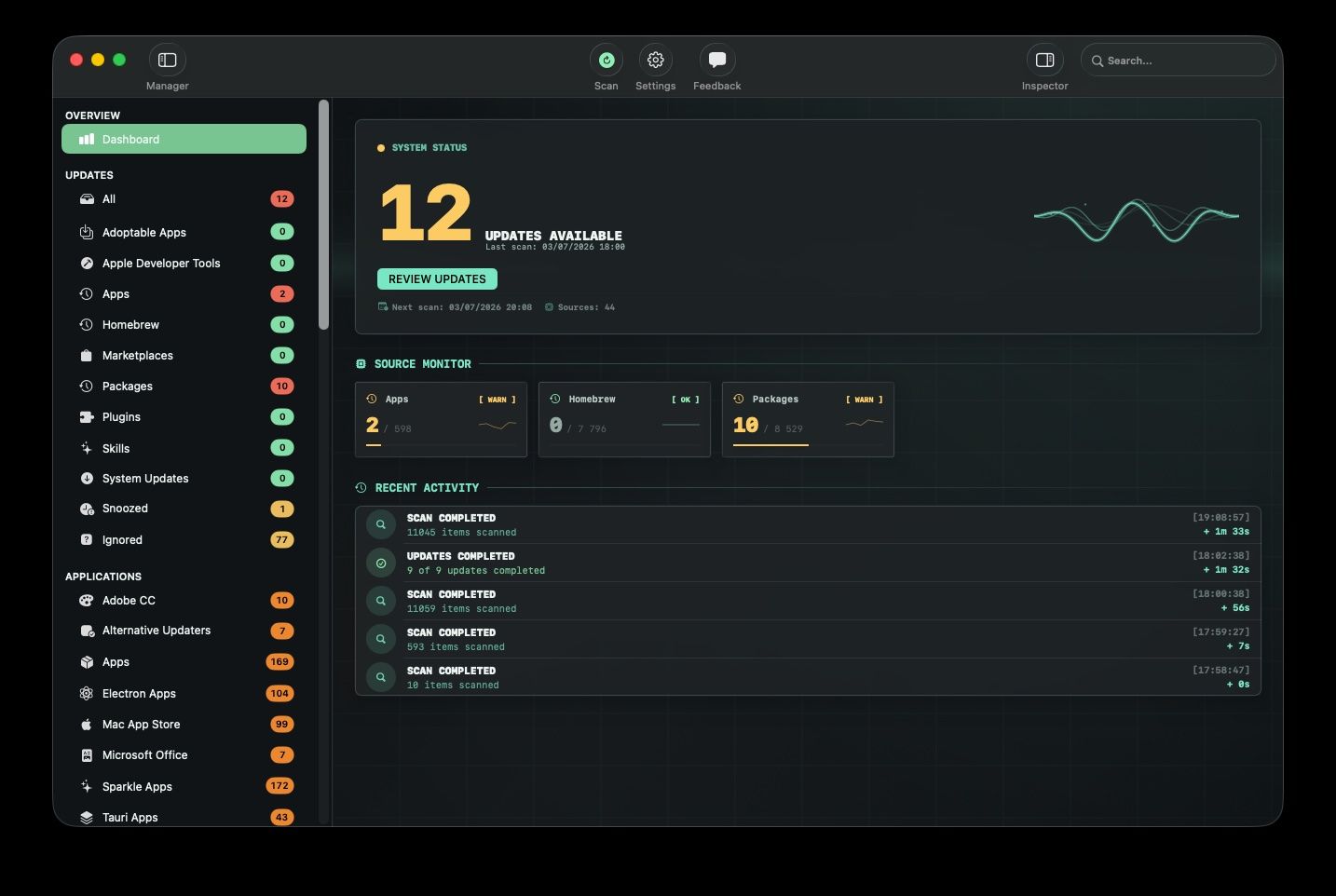 Version Tracker screenshot