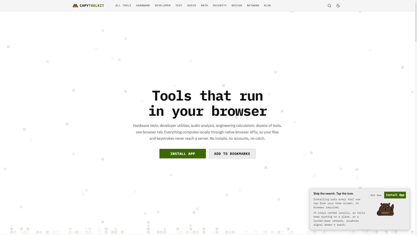 CapyToolkit screenshot