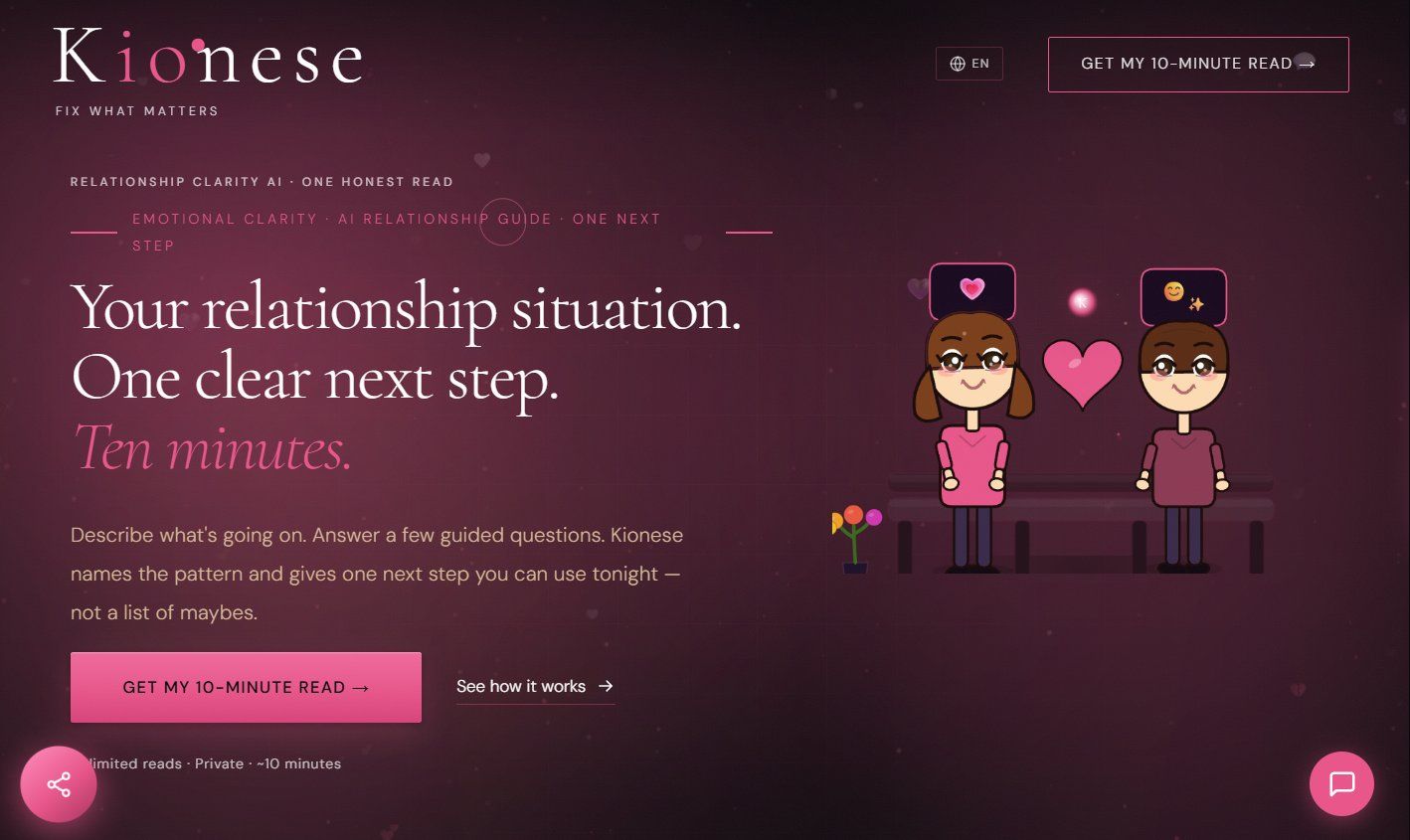Kionese screenshot