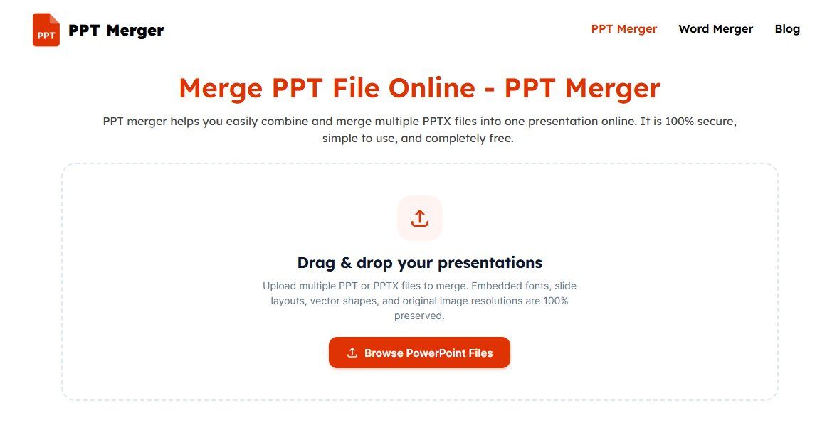 PPT Merger screenshot