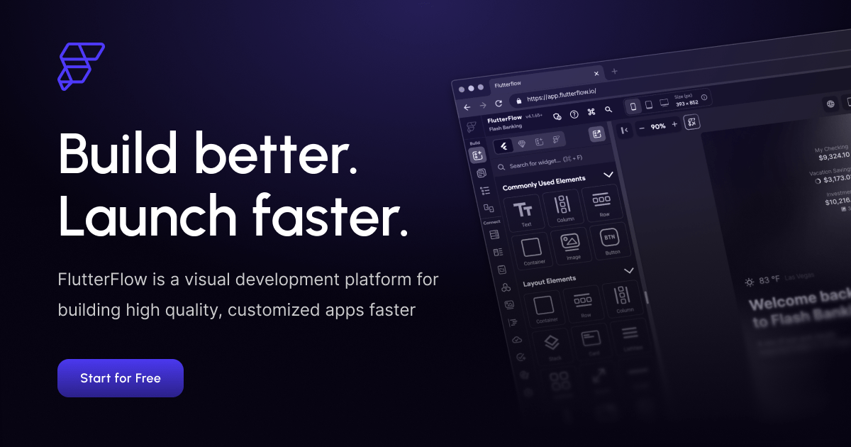 FlutterFlow screenshot