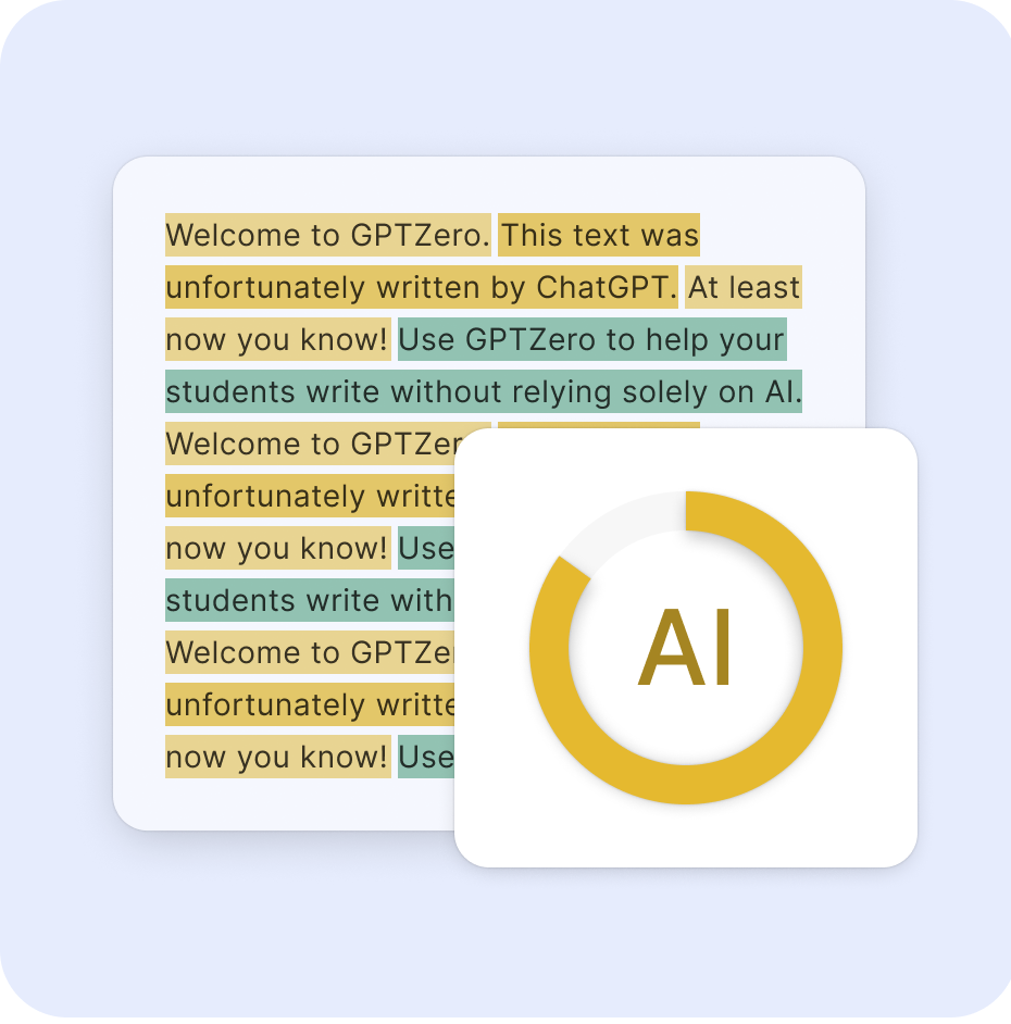 GPTZero screenshot
